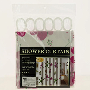 Шторка д/ван.ЭВА180*180цветыR020209 000000000001174995