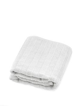 Полотенце махровое Широкая Волна 450gsm  100x150см 100% хлопок  Белый D100065 000000000001194323