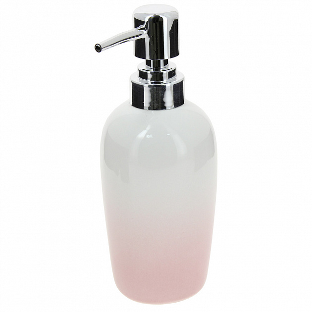 Дозатор для жидкого мыла Gradient, бело-розовый 000000000001176493