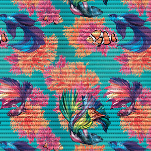 Коврик для ванной 0,65х15м V-LINE фотопечать пвх 000000000001154909