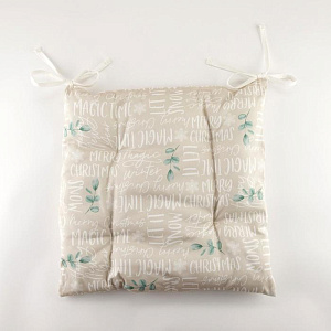 Сидушка "Этель" Beautiful Сhristmas 42х42х7см, 100% хлопок, саржа 190гр/м2 5215715 000000000001202361