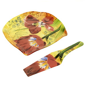 Набор для торта Цветы Olaff, 2 предмета 000000000001163551