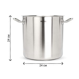 Кастрюля 10л 24x24см MATISSA нержавеющая сталь Кастрюля 10л 24x24см MATISSA нержавеющая сталь 000000000001224246