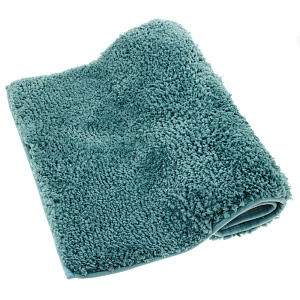 Коврик для ванны DE'NASTIA 50х80см голубой микрофибра M000111 000000000001107623