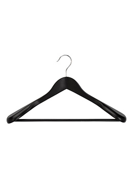 Вешалка гардеробная 45см ПОСУДА ЦЕНТР дерево матовый черный 000000000001225506