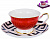 Чайная пара (чашка 200мл) BALSFORD Палитра Янира закат фарфор 000000000001185937