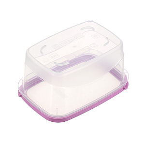 Прямоугольная емкость для хранения продуктов Bico Plast-team, 0.6л 000000000001138633