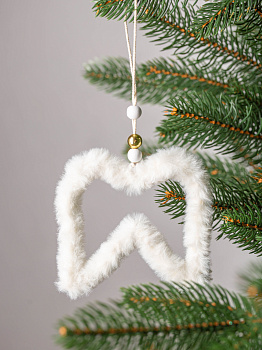 Украшение декоративное Крылья 13х10х0,5см подвесное в ассортименте полиэстер 000000000001208287