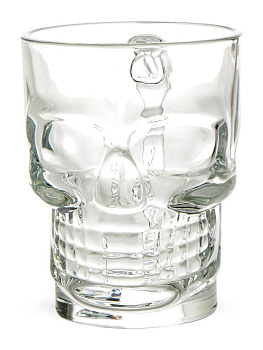 Набор кружек для пива 2шт 500мл Череп стекло 000000000001228669