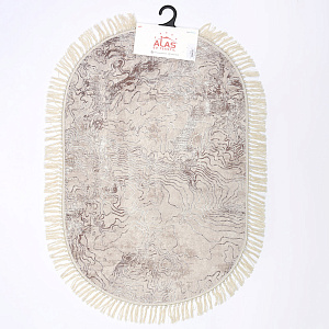 Набор ковриков 2шт (60х100см, 50х60см) ALAS EV TEKSTIL овальные полиэстер 000000000001212095