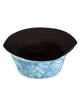 Панама 56-58см цветная с надписью голубой хлопок 000000000001227552