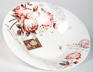 Тарелка суповая 22см OLAFF ЖОЗЕФИНА опал 000000000001207543