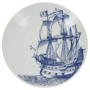 Тарелка Соната Океан Кубаньфарфор, 22 см 000000000001172264