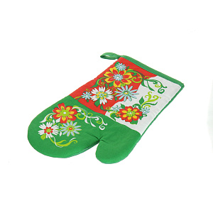 Прихватка-рукавица Полевые цветы Мультидом, хлопок 000000000001126863