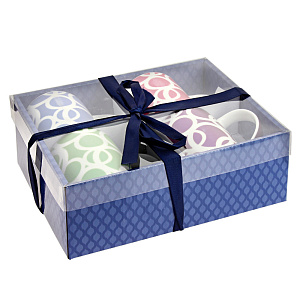 Набор кружек Wellberg, фарфор, 4 предмета 000000000001172368