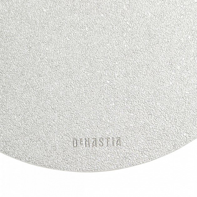 Салфетка сервировочная DeNASTIA Глиттер, ПВХ, D33, серебряный E000667 000000000001225638