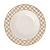 Тарелка суповая 21,5см DE'NASTIA Гусиная лапка белый/бежевый фарфор 000000000001221012