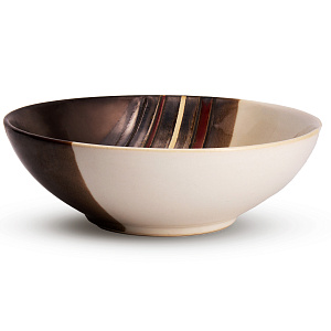 Салатник 20см Малахит полоса глазурованная керамика 000000000001217653