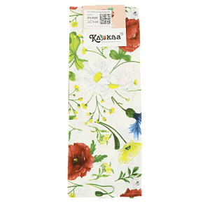 Полотенце кухонное 40х60см КЛЮКВА Васильки рогожка хлопок 000000000001207439