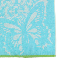 Полотенце махровое Macaone blu Cleanelly, пестротканое, 50х90 см, пл.420 000000000001126113