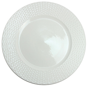 Обеденная тарелка Плетёный Узор Estetica, 27 см 000000000001114014