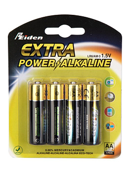 Батарейка алкалиновая 4шт Reiden Extra Power/Alkalaine AA LR6 1,5В 000000000001226231