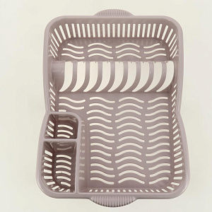 Подставка для сушки посуды 45,5х30,5х7,5см FACKELMANN перфорированная пластик 000000000001190542