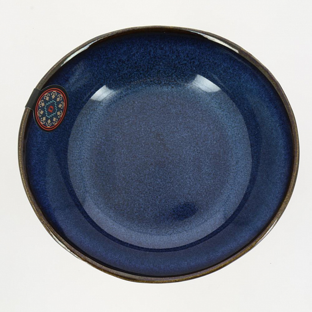 Тарелка суповая 13см 300мл DE'NASTIA глубокая малая синий керамика 000000000001210845