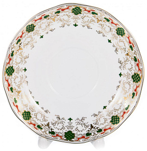 Чайная пара, чашка 250мл + блюдце, изумруд, подарочная упаковка,122-05026 000000000001181589