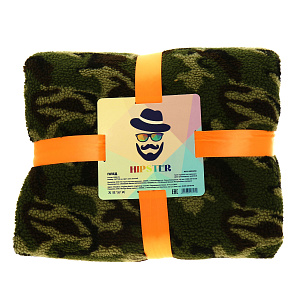 Плед160*130,Пэ 100% хаки зел.R020219 000000000001176121