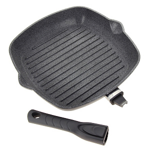 Сковорода Гриль 28х28см TIMA Паприка съемная ручка алюминий 000000000001167103