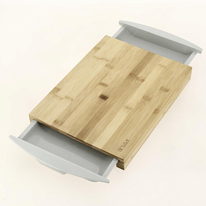 Доска разделочная TALLER с пластиковыми лотками дерево 000000000001202995