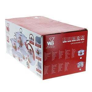 Набор посуды Wellberg, 12 предметов 000000000001100035