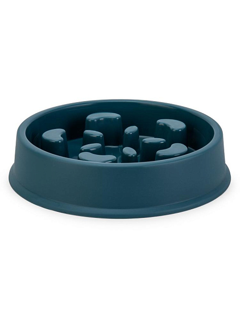 Миска для животных 400мл для медленного поедания корма микс полипропилен 000000000001229116