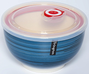 Салатник 14см/750мл ELRINGTON АЭРОГРАФ Вечерний бриз с крышкой керамика 000000000001210346