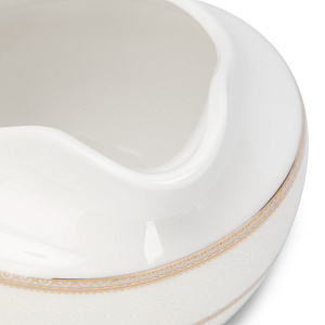 Молочник 260мл Анжелика с золотом фарфор 000000000001219760