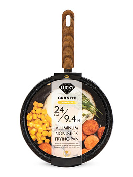 Сковорода блинная 24см LUCKY GRANITE индукция алюминий 000000000001219975
