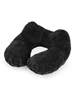 Подушка для путешествий 30х30х12см надувная черный полиэстер 000000000001226498