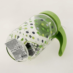 Банка для масла 1л RENGA Олива с крышкой декор стекло 000000000001203286