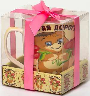 Кружка 350мл фарфор  NEW BONE CHINA  индивидуальная подарочная упаковка  ДОРОГОЙ МАМОЧКЕ Olaff 112-08049 000000000001197655