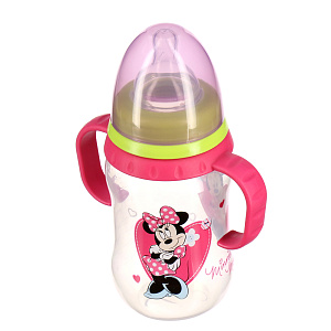 Бутылочка с соской от 6 месяцев Микки и Минни  Lubby&Disney baby, 250мл 000000000001135534