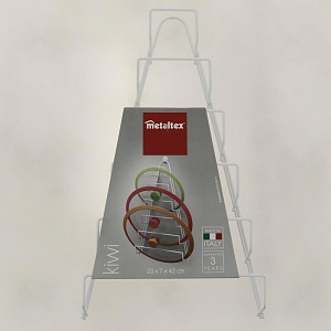Вешалка для крышек 23х7х42см METALTEX Kiwi экспозиция 12шт нержавеющая сталь 000000000001204520