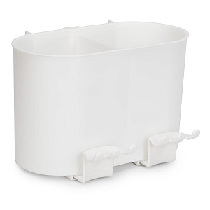 Держатель для зубных щеток 13,5х8,7см пластик 000000000001218643