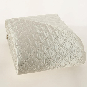 Покрывало DeN Палермо 200х240 атл/мат молочный геом2 U000233 000000000001203061