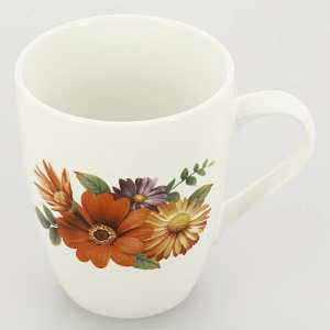 Кружка 350мл КОРАЛЛ Букет фарфор 000000000001208508