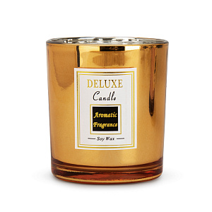 Свеча в стакане 8х7см Chrome золото 000000000001220770