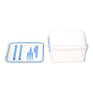 Ланчбокс с приборами To-Go Sistema, 1.2л 000000000001143680