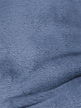 Плед 200х220см DE'NASTIA Тэдди синий полиэстер 000000000001184241