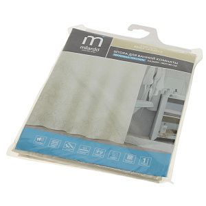 Штора для ванной BeigeMiracle,180х180 см 000000000001161368