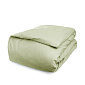 Пододеяльник 175х210см DE'NASTIA светло-зеленый сатин-страйп 3мм хлопок-100%